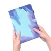 Samsung Galaxy Tab 9 Watercolor Flip Leather Case (Winter Snow) - 6