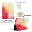 Samsung Galaxy Tab 9 Watercolor Flip Leather Case - Spring Cherry - 5