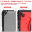Microsoft Surface Go 1/2/3 Red TPU + PC Tablet Case - 6