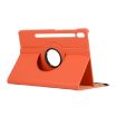 Samsung Galaxy Tab S8 Ultra 360 Rotation Litchi Leather Case Orange - 5