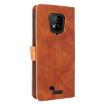 Ulefone Armor 8 Brown Leather Phone Case - Magnetic Buckle, Calf Texture - 3