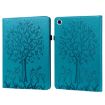 Samsung Galaxy Tab A8 10.5 2021 Tree & Deer Leather Case Blue - 1