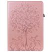 Samsung Galaxy Tab A8 10.5 2021 Tree & Deer Leather Case Pink - 2
