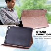 Samsung Galaxy Tab A8 10.5 2021 Gold Peacock Embossed Leather Case - 6