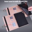 Samsung Galaxy Tab A8 10.5 2021 Gold Peacock Embossed Leather Case - 7