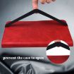 Red Embossed Striped Leather Case for iPad 10.2 2019/Pro 10.5 Inch - 6