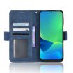 Ulefone Note 13P Blue Calf Pattern Leather Phone Case Skin Feel - 6