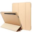 Samsung Galaxy Tab S8 Ultra/X900 Gold 3-Fold Honeycomb TPU Leather Case - 1