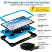 Samsung Galaxy Tab S8+ 12.4" Shockproof Case Black+Blue SM-X800/SM-X806 - 3