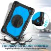 Samsung Galaxy Tab S8+ 12.4" Shockproof Case Black+Blue SM-X800/SM-X806 - 4