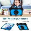 Samsung Galaxy Tab S8+ 12.4" Shockproof Case Black+Blue SM-X800/SM-X806 - 5