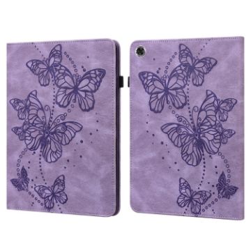 Samsung Galaxy Tab A8 10.5 2021 Butterfly Leather Case Purple - 1