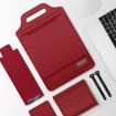 15" Red Multifunctional Mouse Pad Stand & Handheld Laptop Bag - 1