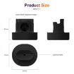 3 In 1 Silicone Charging Holder for iPhone, iWatch, AirPods - Black - 2
