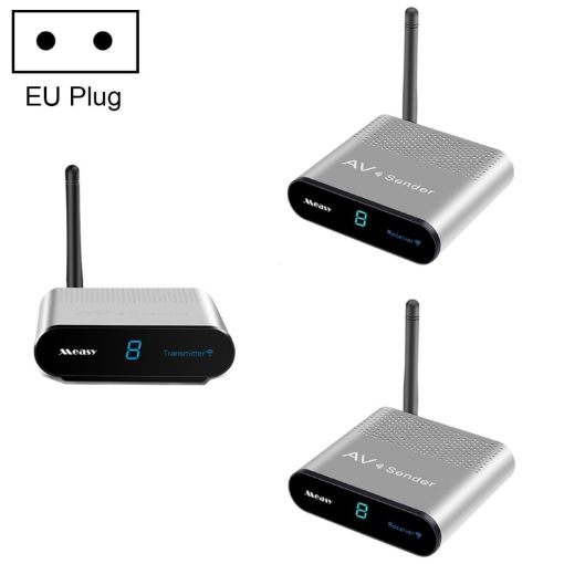 Measy AV530-2 5.8GHz Wireless A/V Transmitter + 2 Receivers, 300m Range - 1