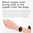 Q71 Pro Smart Watch 1.28" TFT, Bluetooth Call, Menstrual Reminder, Black Gold - 6