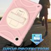 Samsung Galaxy Tab A8 10.5 2021 Rose Gold Rotary Silicone PC Case - 4