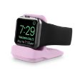Purple Silicone Charging Holder for Apple Watch - Secure & Stylish Stand - 2