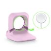 Purple Silicone Charging Holder for Apple Watch - Secure & Stylish Stand - 5
