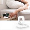 White Silicone Charging Holder for Apple Watch - Secure & Stylish Stand - 6