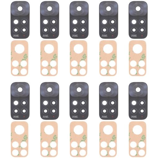 Xiaomi Redmi Note 11 Back Camera Lens - 10 PCS Replacement Set - 1