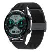 HK8Pro Smart Watch, 1.36" AMOLED, Steel Strap, NFC, Blood Oxygen, Black - 1