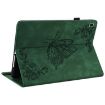 Samsung Galaxy Tab A7 10.4 2020 Butterfly Flower Leather Case Green - 4