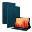 Samsung Galaxy Tab A7 10.4 2020 Butterfly Flower Leather Case Blue - 1