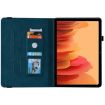 Samsung Galaxy Tab A7 10.4 2020 Butterfly Flower Leather Case Blue - 5