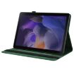 Samsung Galaxy Tab A8 10.5 2021 Green Butterfly Flower Leather Case - 3