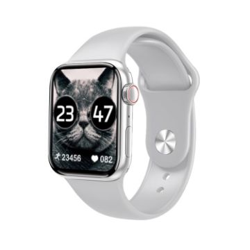 D SEVEN 1.9" TFT Screen Smart Watch, Bluetooth Dial, Sleep Monitor, Grey - 1