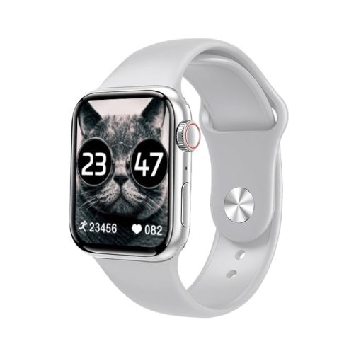 D SEVEN 1.9" TFT Screen Smart Watch, Bluetooth Dial, Sleep Monitor, Grey - 1