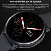 S30 Smart Wristband 1.28" TFT Screen, Temp & Sleep Monitor (Silver Steel) - 6