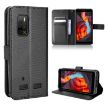 Ulefone Armor X10/X10 Pro Black Leather Phone Case with Diamond Texture - 1