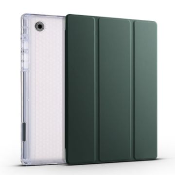 Samsung Galaxy Tab A8 X200 Dark Green TPU Leather Tablet Case - 1