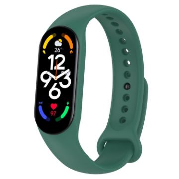 Xiaomi Mi Band 7/6/5/Amazfit Band 5 Official Green Silicone Watch Band - 1