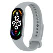 Xiaomi Mi Band 7/6/5/Amazfit Band 5 Official Grey Silicone Watch Band - 1
