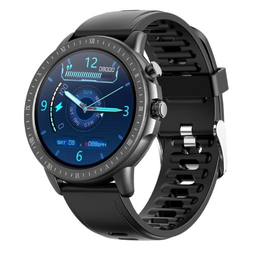 S02 1.3" IPS Touch Smart Watch - Weather, Heart Rate, Sleep, BP Monitor - 1