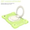 Samsung Galaxy Tab A8 10.5 2021 Full Body Case with Holder & Strap Green - 4