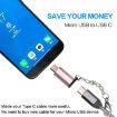 5 PCS USB-C Female to Micro USB Male Adapter - Random Color (Grey) - 3