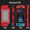 Switch OLED Gamepad Protective Case - Red TPU+PC Cover - 4