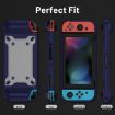 Switch OLED Game Handle Gamepad Protective Case TPU+PC (Blue) - 4