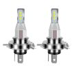 H4 Car LED Fog Light Pair 12V-24V 12W 1800LM White - 1