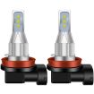 H11 Car LED Fog Light Pair 12V-24V 12W 1800LM Ice Blue - 1