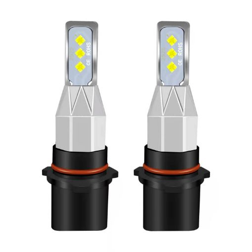 P13W 12V-24V 12W 1800LM Car LED Fog Light - White, 1 Pair - 1