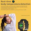 Q9 Pro Smart Watch - 1.7" HD Screen, Temp & Heart Rate Monitor (Blue) - 5