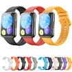 Huawei Watch Fit 2 Grey Green Silicone Band - Solid Color Replacement - 4
