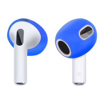 AirPods 3 Silicone Protective Case - Azure Blue Ear Cap Cover - 1