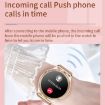 AK35 Smart Watch, 1.32" IPS Screen, Sleep & Blood Oxygen Monitoring, Gold Band - 5