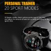 C21 1.32" HD Smart Watch - Heart Rate & Blood Oxygen Monitor (Silver) - 6
